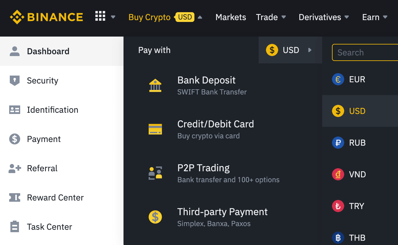 Binance Setup